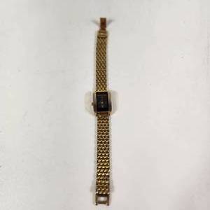 lot 21 image: Womans Gold Bjoux Terner Quartz Wrist Watch With Gems Japan Movement Running Great Condition