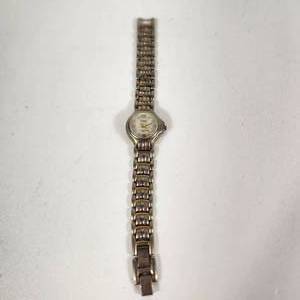lot 24 image: Womans Embassy By Gruen GoldSilver Wrist Watch With Date Japan Movement Good Condition Running