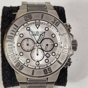 lot 42 image: Mens New Silver INVICTA Wrist Watch Sub Aqua Best Under Pressure Model #46551