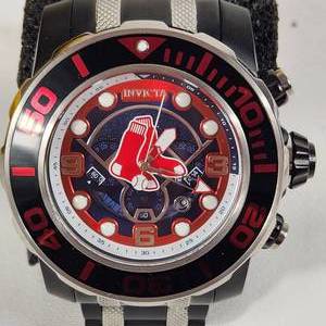 Men's New INVICTA MLB Boston Red Sox's Wrist Watch Model #42783 60mm