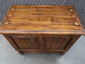 lot 13 image: RUSTIC SIDE TABLE