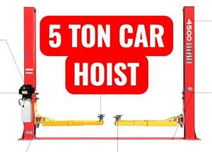 lot 2657 image: SDLANCH 10,000 Pound Two-Post Lift Car Hoist (IRTPL) - gray