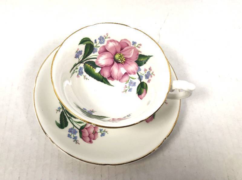 lot 2 image: Royal Grafton Bone China England Cup and Saucer