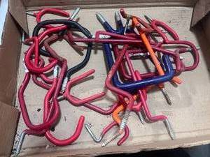 lot 43 image: Lot of Misc. Garage Hooks