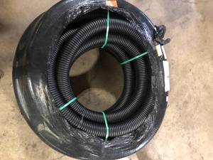 lot 33 image: Advanced Drainage Systems 3 in. x 100 ft. Singlewall Solid Drain Pipe  Customer Returns See Pictures