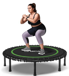 lot 51 image: BCAN 48 Green Foldable Mini Trampoline