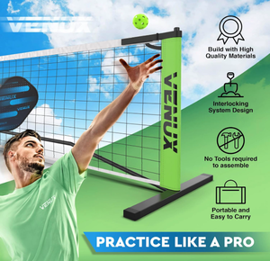 lot 52 image: VENUX Portable Pickleball Set