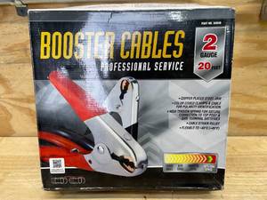 lot 77 image: Booster Cables Professional Service 2 Gauge 20 ft Part #04848 - 05292533.37