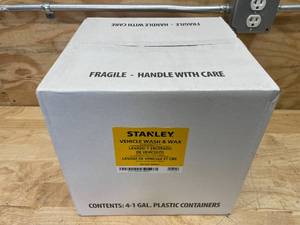lot 82 image: Case of Stanley Vehicle Wash and Wax Pressure Washer Detergent
