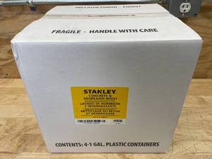 lot 83 image: Case of Stanley Concrete and Degreaser Wash Professional Grade Pressure Washer Detergent