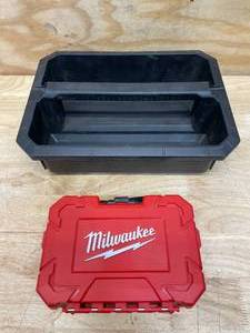 lot 91 image: Milwaukee Tray and Storage Case for Hole Saws