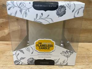 lot 127 image: Individually Crafted White Candle The Amazing Flameless Candle