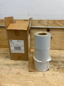 lot 116 image: 3M Case of 3 Rolls of- 4.5 in x 60yd Aluminum Foil Tape (Linered)