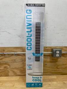 lot 70 image: Cool Living 32 Tower Fan