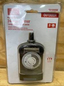lot 106 image: Project Source 24-Hour Outdoor Timer