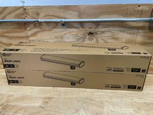 lot 59 image: Lot of 2 - LED Wrap Light Commercial Electric