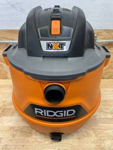 lot 27 image: Ridgid 14 Gal. 6.0-Peak HP NXT Wet Dry Vac with Attachments Model # HD14000