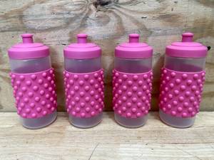 lot 144 image: Lot of 3 - Pink Water Bottles