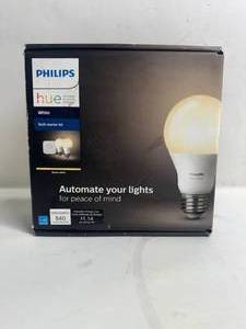 lot 163 image: PHILIPS Hue Personal Wireless Lighting Bulb Starter Kit