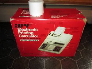 lot 237 image: APF electronic Printing Calculator ...