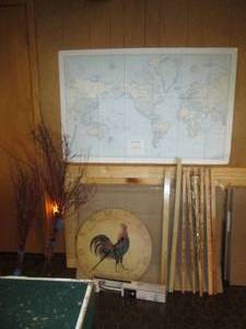 lot 262 image: Vintage Rooster themed Wall clock, ...