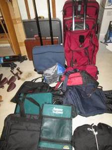 lot 283 image: Protocol Rolling suitcases plus add...
