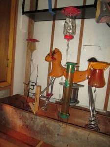 lot 292 image: Collection of outdoor hanging bird ...
