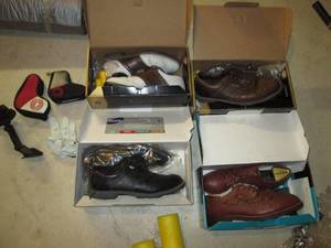lot 294 image: Assorted golf shoes in mens sizes ...