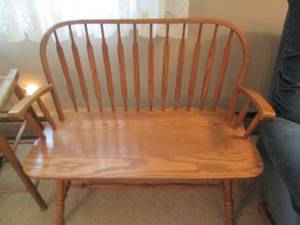 lot 4 image: Beautiful Wood Mission Style entry ...