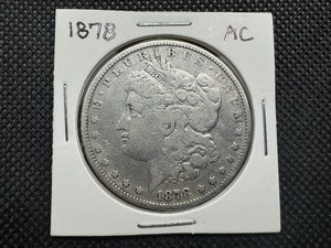 lot 11 image: 1878 Mid Grade Morgan Dollar, 2nd Reverse