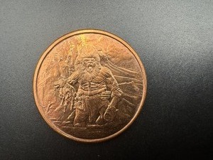 lot 13 image: Limited 1oz Copper Round Frost Giant Nordic Creatures Collection