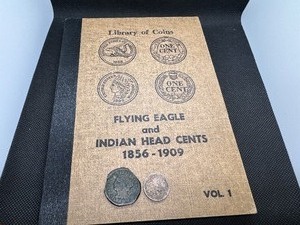 lot 63 image: 1848 and 1858 Cents  Coin Book, Book is in Excellent Condition