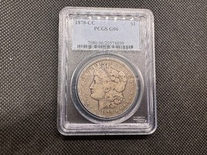 lot 64 image: 1878 CC G6 Morgan Dollar. Affordable Slot Filler
