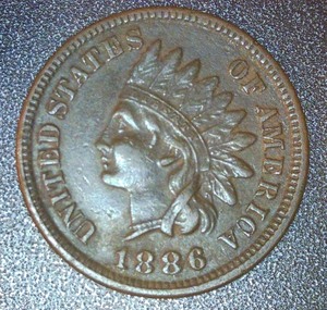 1886 Indianhead - High Grade, Semi-Key Date, XF+ or Better, Beautiful Coin