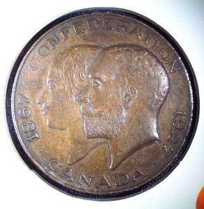 lot 72 image: 1927 60 Year Anniversary Canada Confederation. Uncirculated, Tough Find