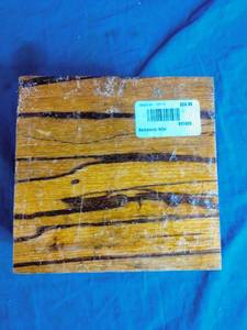 lot 70 image: 3 x 6 x 6 Marblewood Turning Blank