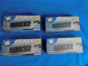 lot 77 image: 4 New Streetwise Mini SMACK 20,000,000 Stun Guns, Blue