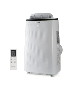 Coby 10,800 BTU SACC/SEC (15,000 BTU ASHRAE) Portable 3-in-1 Portable Air Conditioner, Dehumidifier and Fan