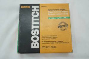 lot 112 image: Bostitch Staples 1. Full Box