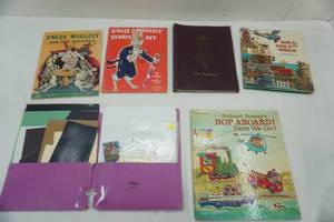 lot 141 image: Vintage Uncle Wiggly Books & More