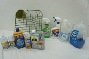 lot 150 image: Dawn Dish Soap, Strainer, CLR and more