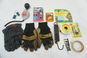 lot 155 image: Vintage Fish Scale & Hardware Supply Lot