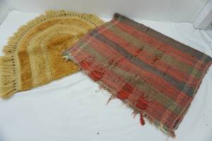 lot 197 image: Vintage Rug & Braided Rug