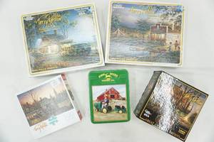 lot 202 image: Puzzle Lot (5ct) 1000pc