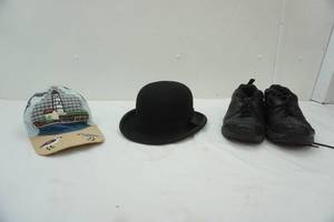 lot 212 image: Hats & Black New Balance Shoes