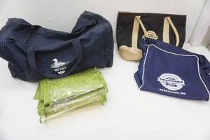 lot 1 image: Duffel Bags and Hanging Shoe Bag