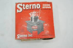 lot 2 image: Vintage Sterno Cook Stove