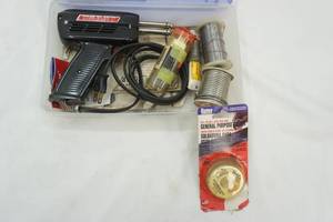 lot 7 image: Weller Soldering Iron & Variety of Solder