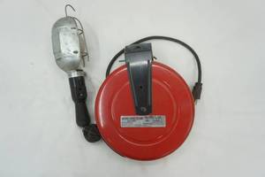 lot 10 image: Sears Craftsman Cord Reel & Drop Light