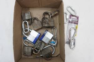 lot 42 image: Paddle Locks & Carabiners
